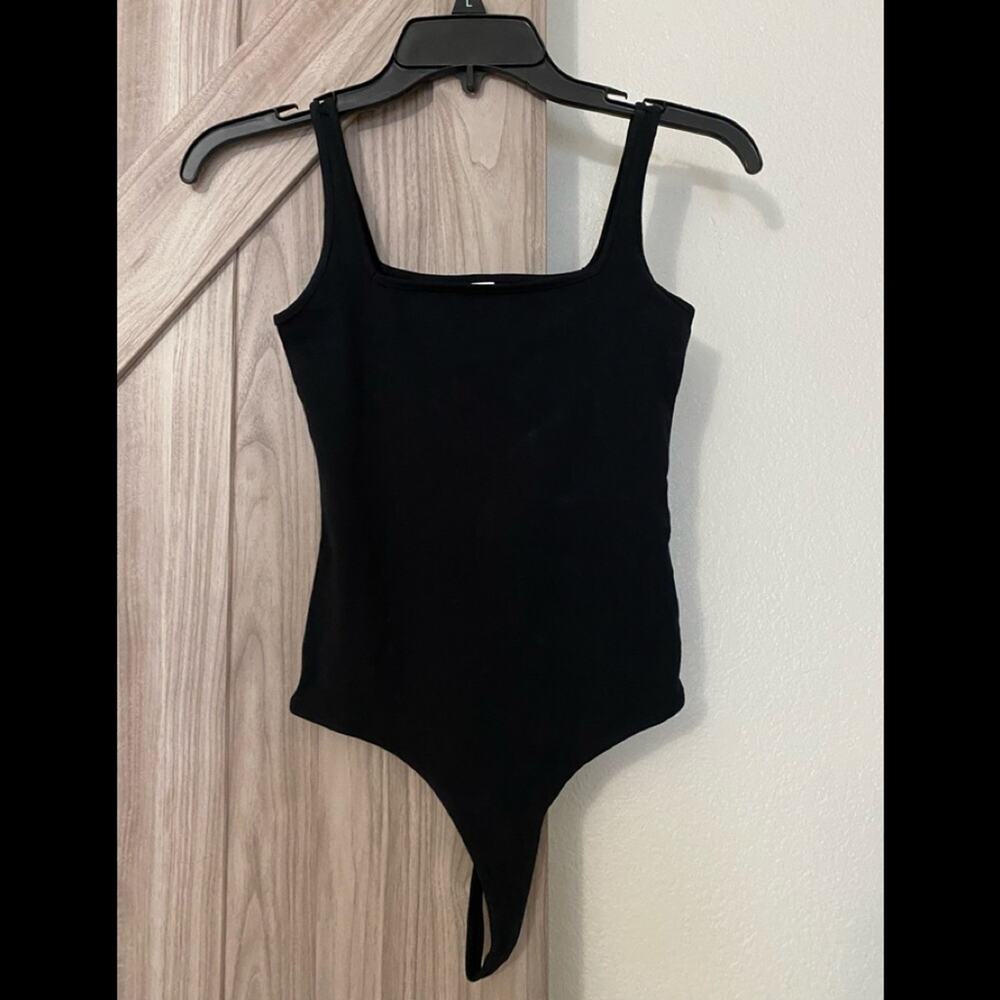 NWOT BP Black tank bodysuit XXS